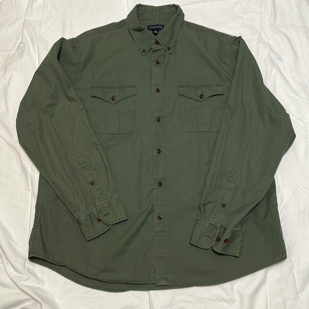 LandsEnd traditional fit xl men’s button up shirt
